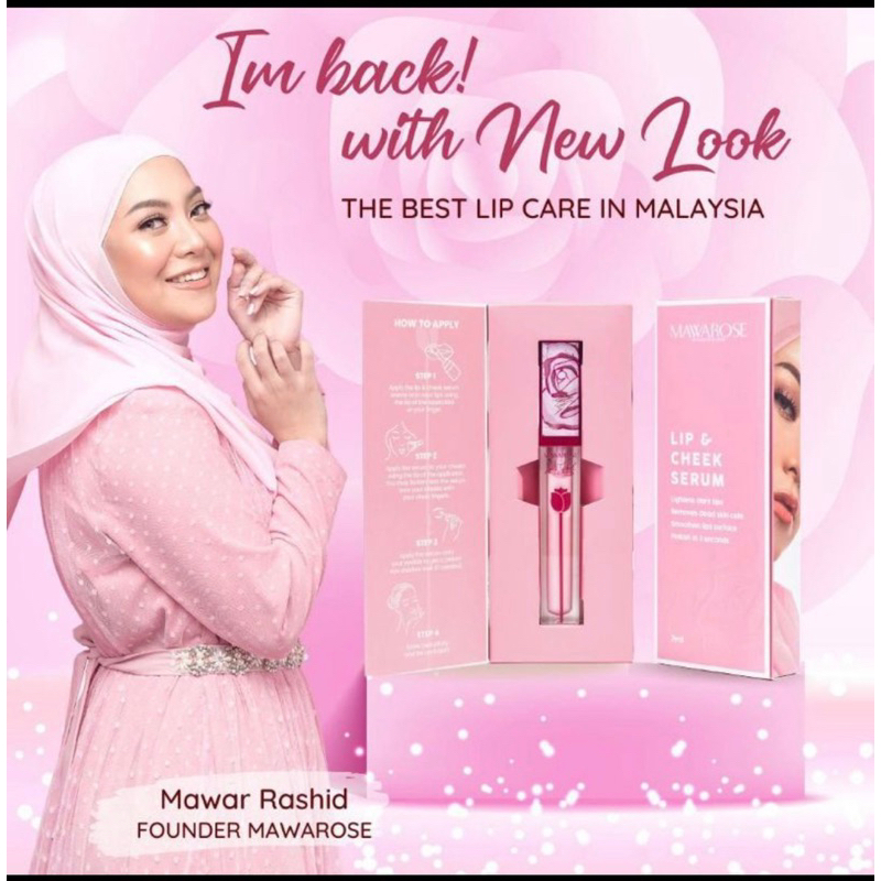 Original HQ MAWAROSE LIP & CHEEK SERUM | Shopee Malaysia