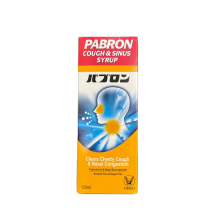 Pabron Cough & Sinus Untuk kelegaan batuk kahak dan selsema 120ml