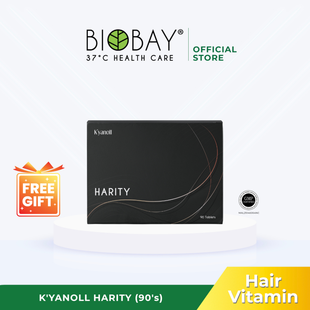 K'yanoll Harity (90's x 850mg) Vitamin Hair Nail for Women Men Tablet | USA  Hair Growth Formulation Zinc Biotin Selenium | Shopee Malaysia