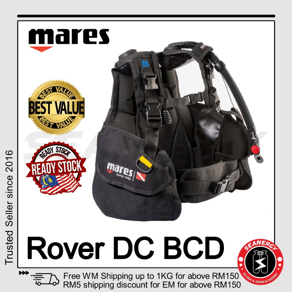 Mares Rover DC BCD Buoyancy Control Device BC Buoyancy Compensator for Scuba Diving