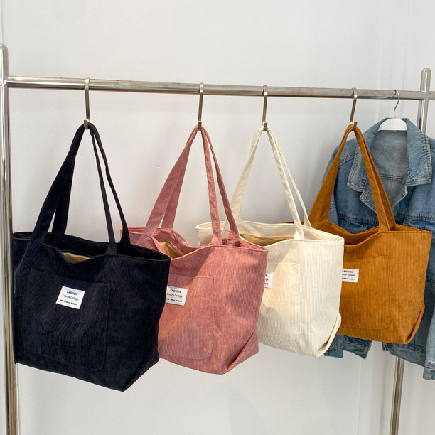 WBT111_Elliaa Aesthetic Tote Bag Student Bag Women Handbag Canvas Tote ...