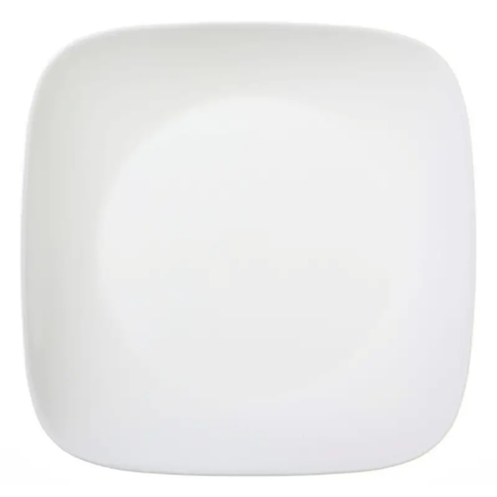 Corelle Pure White (Square Dinner Plate) Shopee Malaysia