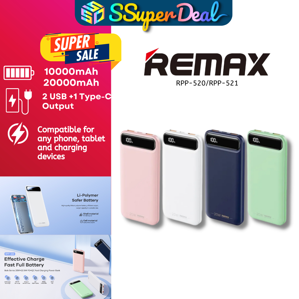 Remax Bole Series Rpp Rpp W W Pd Qc Fast Charging Power Bank Mah Mah