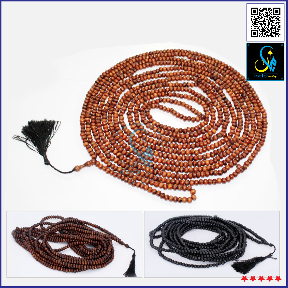 Tasbih Kayu Kukun 1000 Biji Buatan Tangan