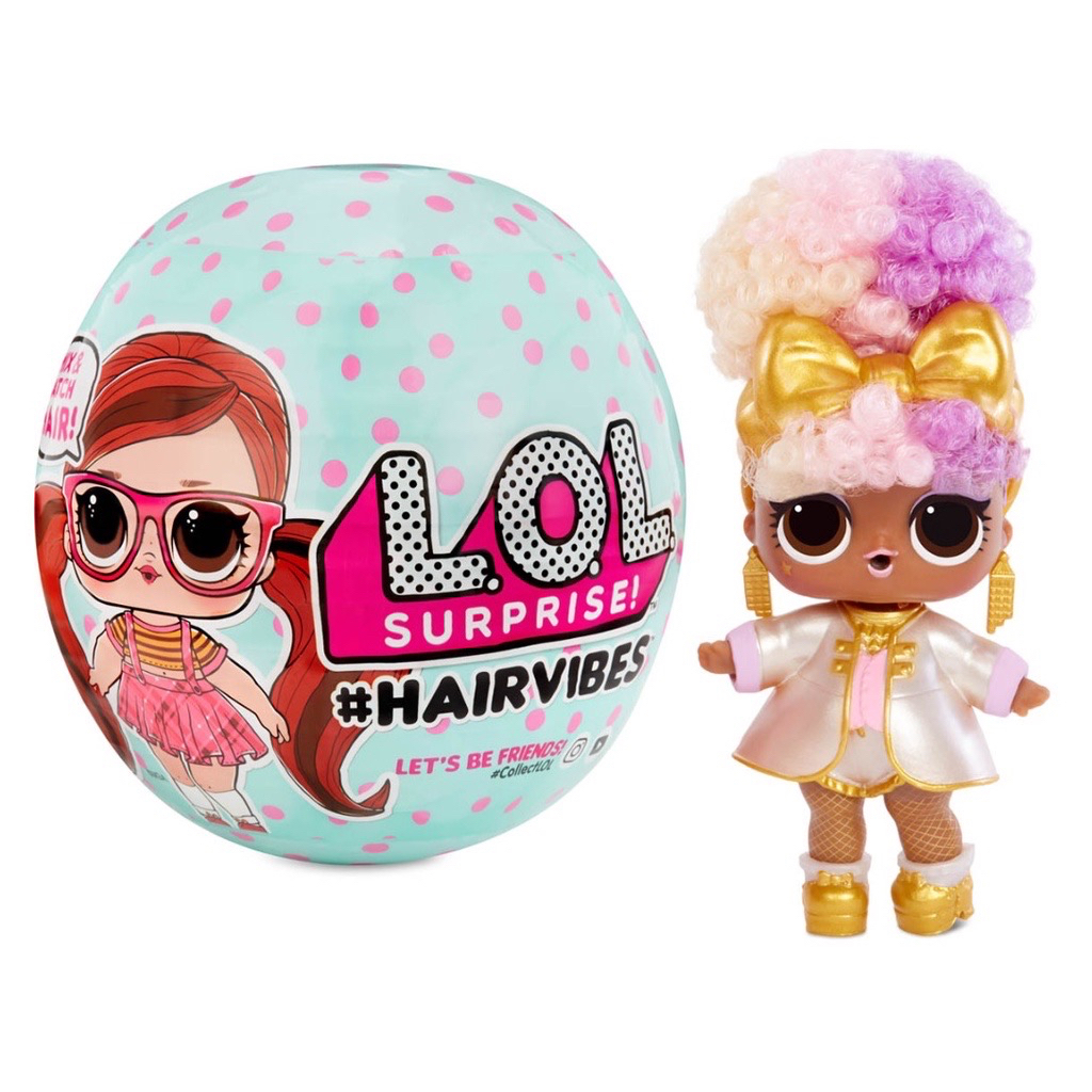 {ORIGINAL} LOL SURPRISE HAIRVIBES DOLLS WITH 15 SURPRISES SURPRISE EGG ...