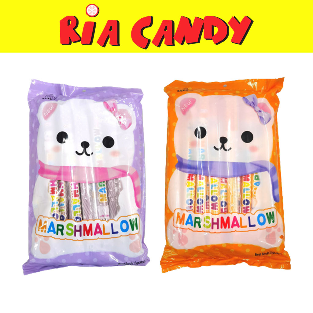 30'S X 15G SANWA MARSHMALLOW LONG STICK SOFT / MULTIPACK / ORANGE
