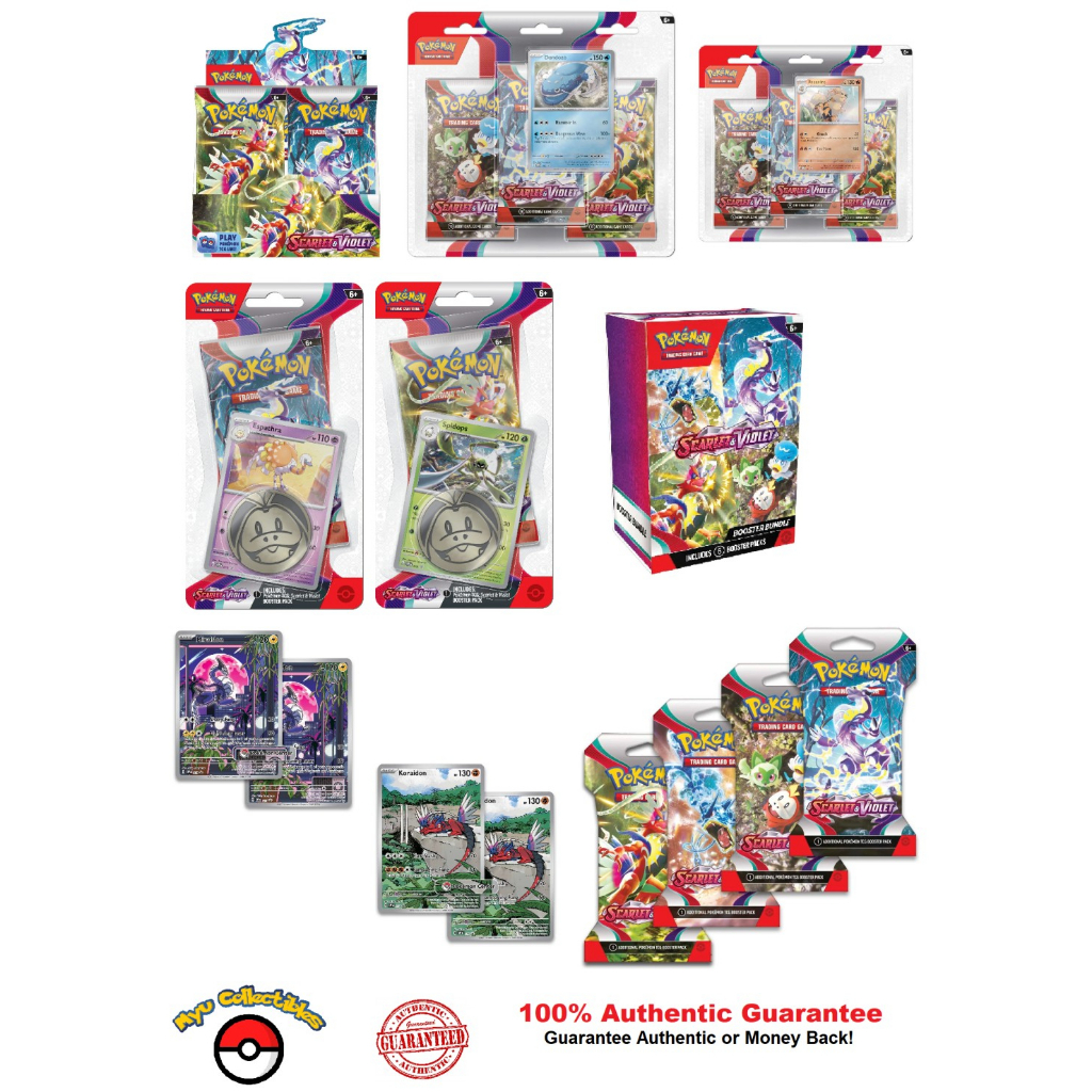 Pokemon TCG: Scarlet & Violet Booster Box | Elite Trainer Box | Booster ...