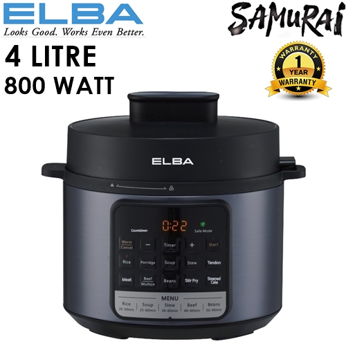 ELBA PRESSURE COOKER 4 LITRE EPCN4062(BL)/ 6 LITRE EPCN6082(BR
