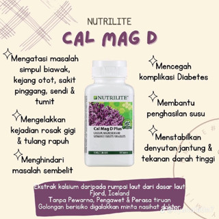 Nutrilite Cal Mag vit D plus | Shopee Malaysia