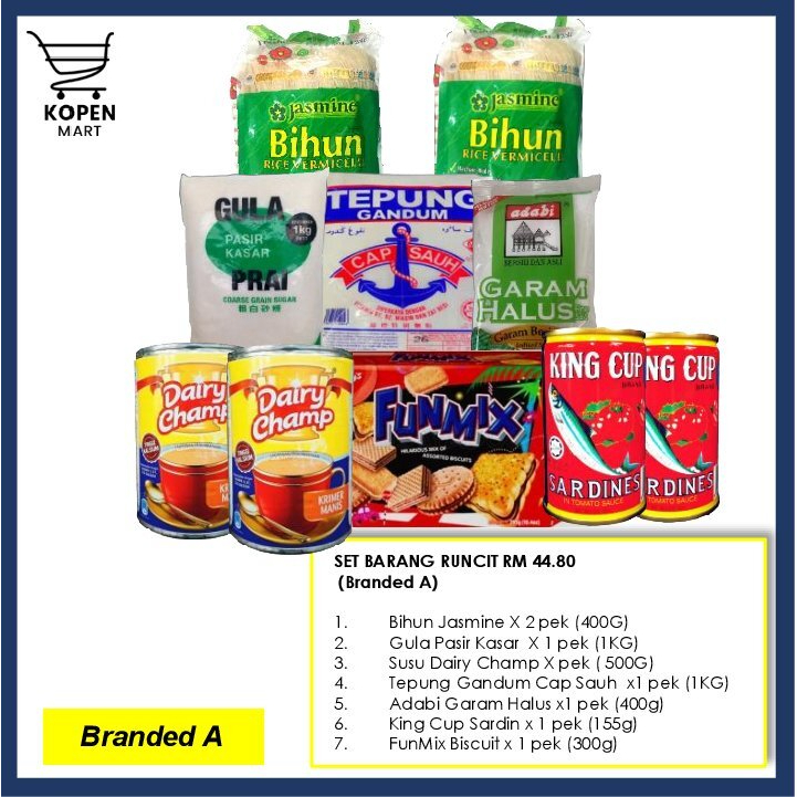 Set Barang Runcit (Branded I) | Shopee Malaysia