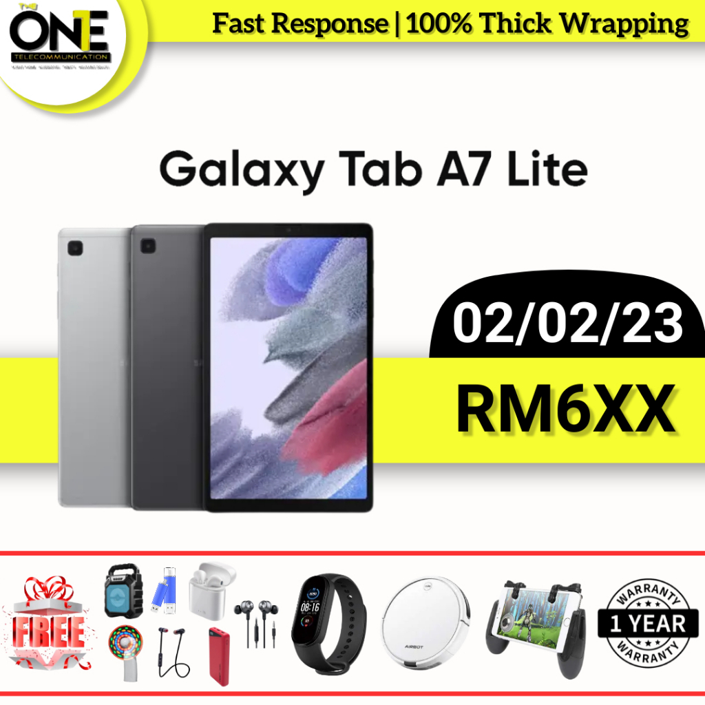 Samsung Tab A7 Lite Wifi / Tab A7 LTE [4GB+64GB] / [3GB+32GB] 7050mAh 15W Fast Charging