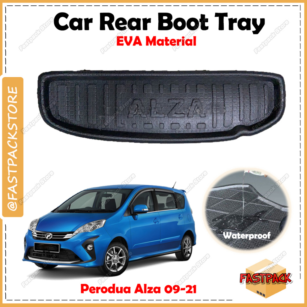 For Perodua Alza Eva Copolymer Eva Boot Tray Luggage Cargo