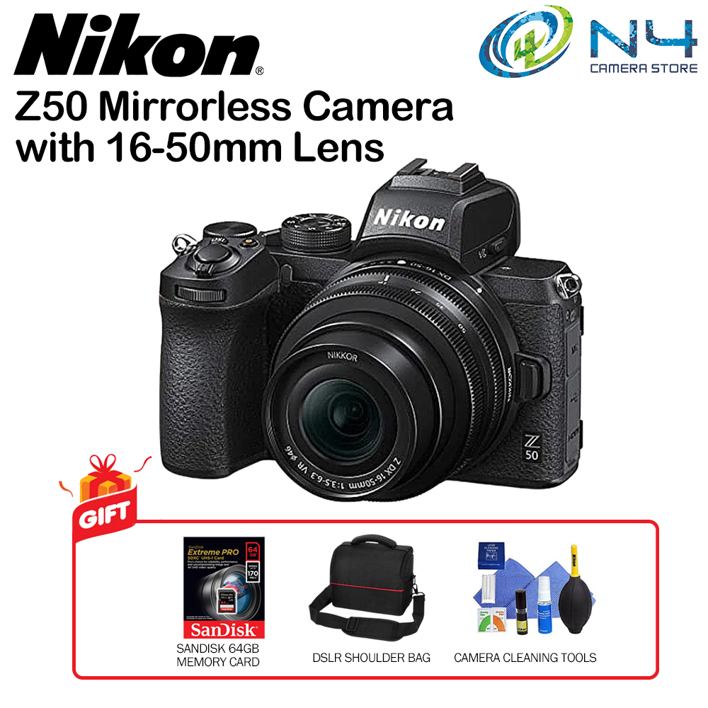 Nikon Z50 Mirrorless Digital Camera With 1650mm Lens 20.9 Megapixels