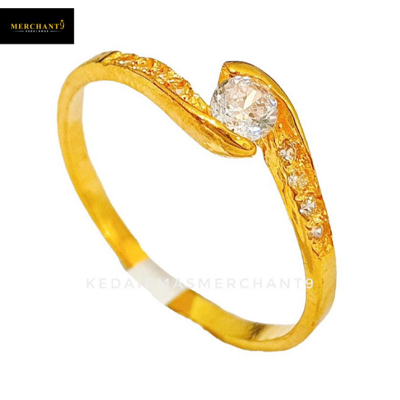 Cincin Emas Permata 916 6163 - 916