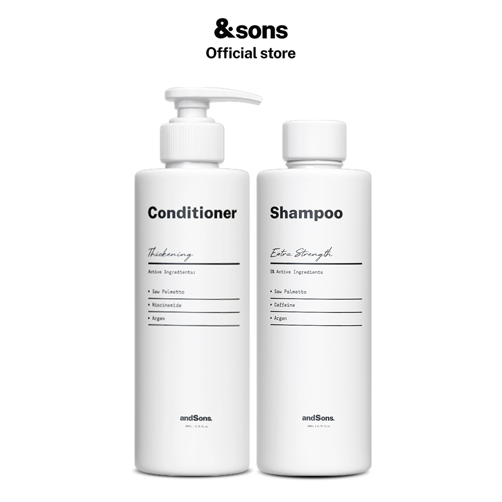 andSons Anti Hair Loss Power Duo (Shampoo + Conditioner) | Shopee Malaysia