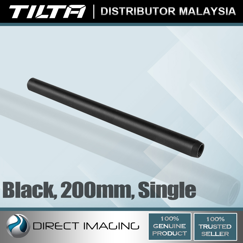 (Distributor Malaysia) Tilta Threaded 15mm Rod (Black, 200mm, Single) Shopee Malaysia