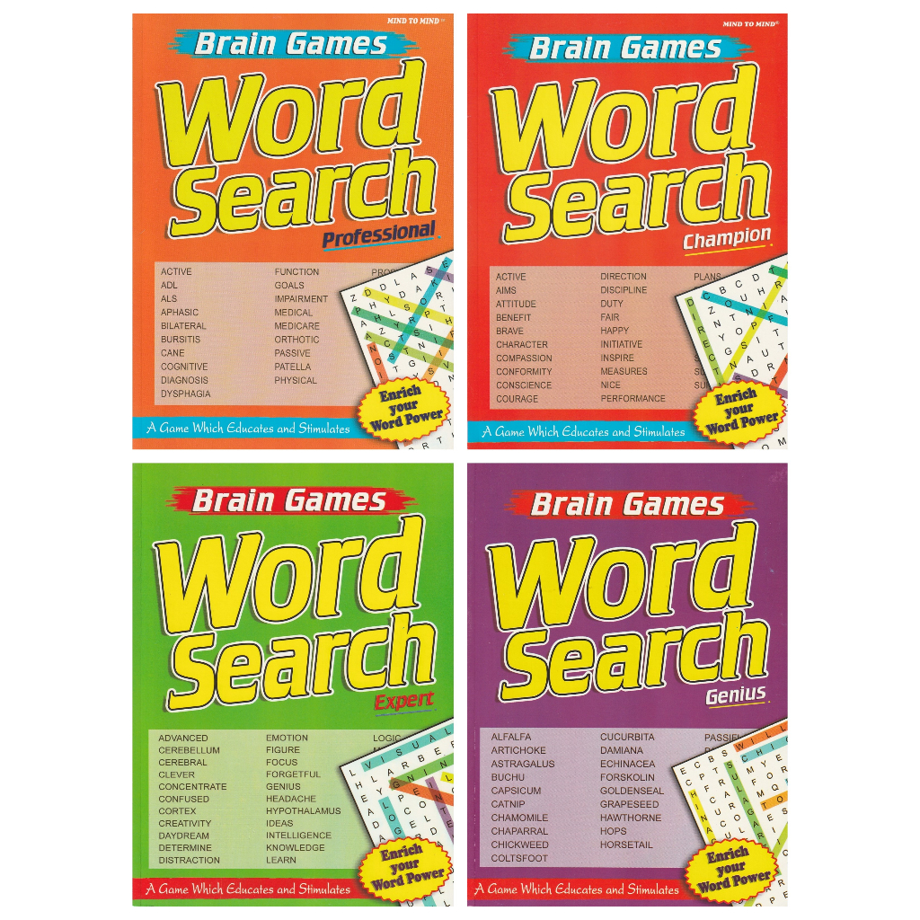 BRAIN GAMES WORD SEARCH