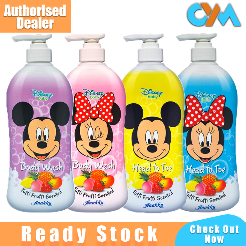 Anakku Disney Baby Head To Toe Bath Shampoo 700g Tutti Frutti Scented