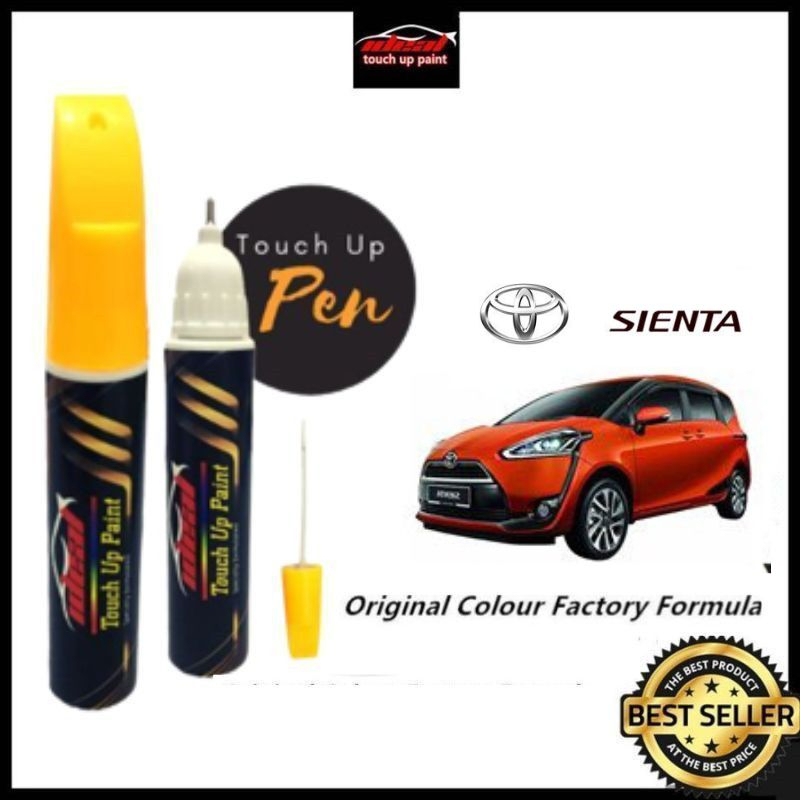 TOYOTA SIENTA Original Touch Up Paint Touch Up Pen Car Paint 2in1 Pen And Brush Scratch Stone