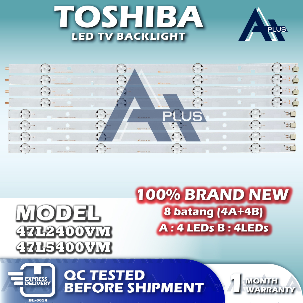 47L2400VM / 47L5400VM TOSHIBA 47" LED TV Backlight 47 INCH Lampu TV 47L2400 47L5400