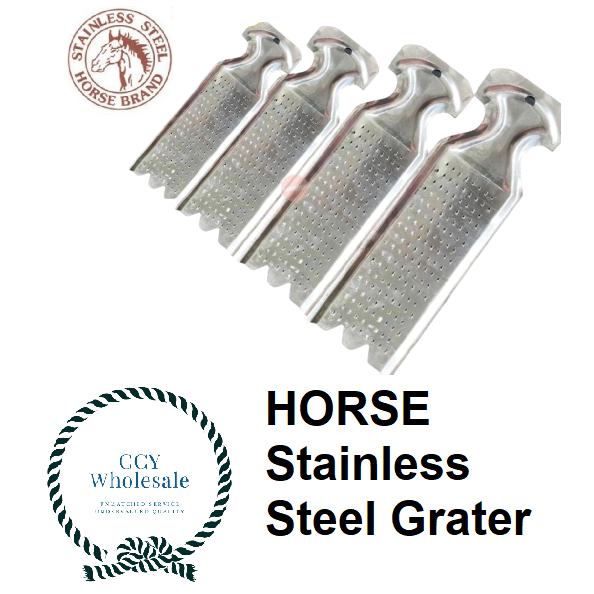 HORSE Brand Stainless Steel Grater / Parut Kelapa Kerisik Pemarut Ubi Kayu Santan 不锈钢刨