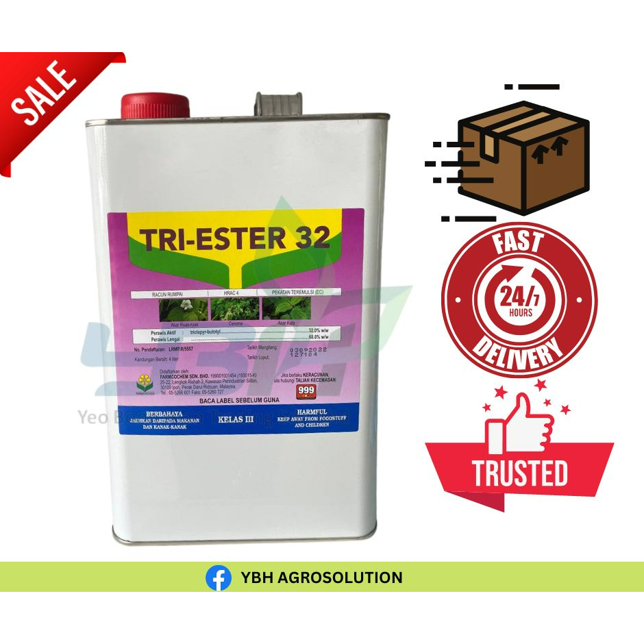 4L Tri Ester Triclopyrbutotyl 32 Racun Pokok Bunuh Pokok Kill Tree