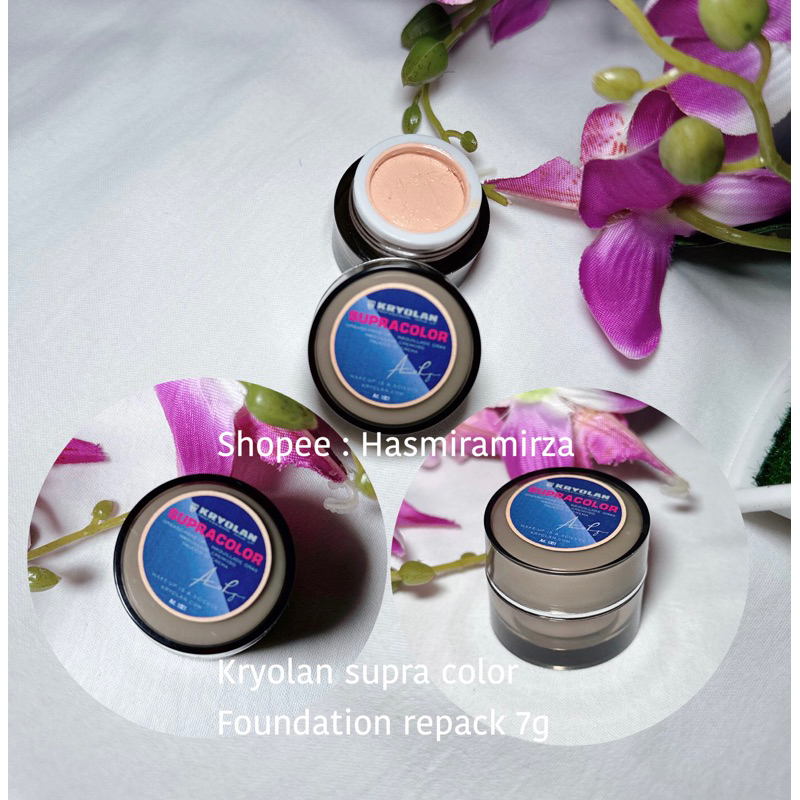 Kryolan supracolor foundation original 7g ready stock!! model tudung biru pakai fs45