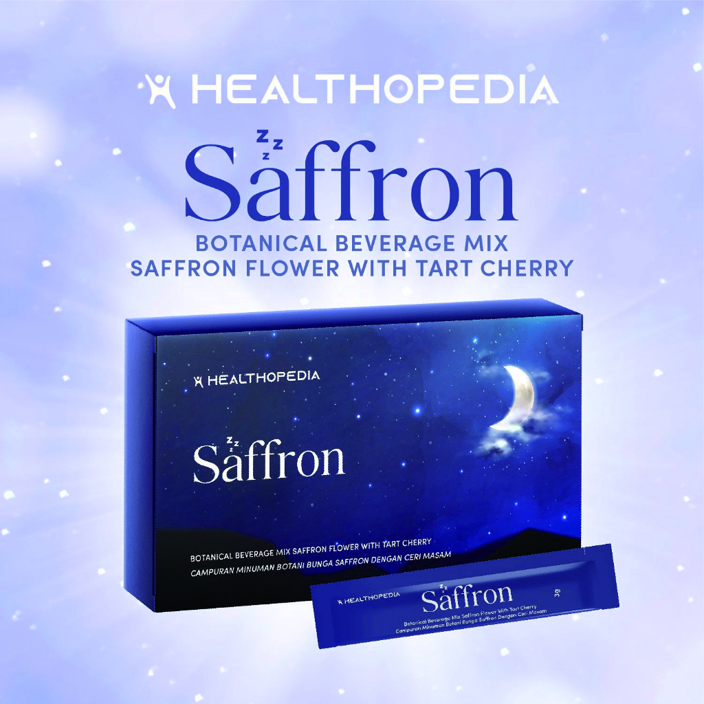 Healthopedia saffron powder for good sleep (2 box x 30 sachets x 3g