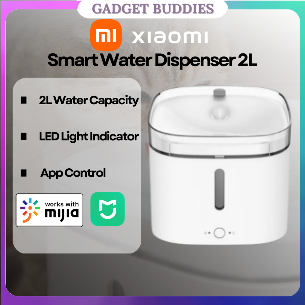 Xiaomi Mijia Smart Pet Water Dispenser 2L Automatic Mute Pet Water