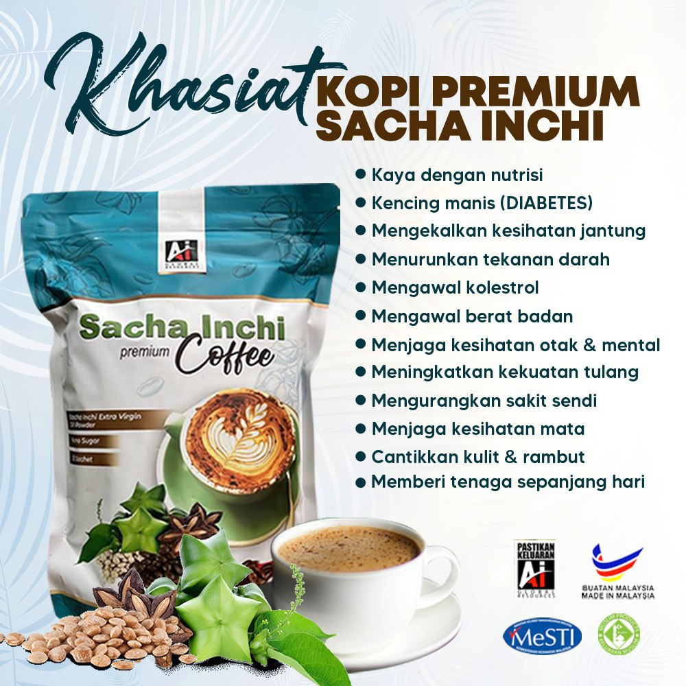 Kopi premium sacha inchi shopee malaysia