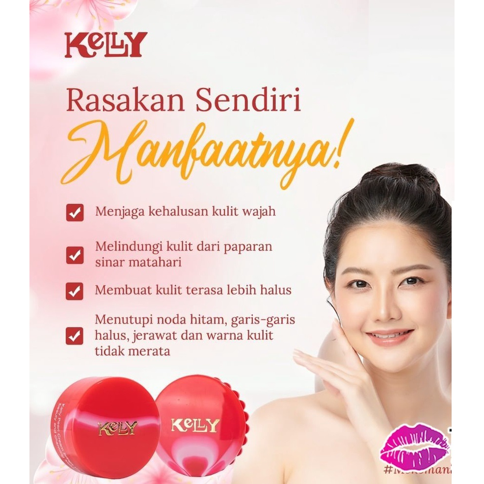 Kelly Pearl Cream 15gr - 5gr - Krim Wajah - Foundation