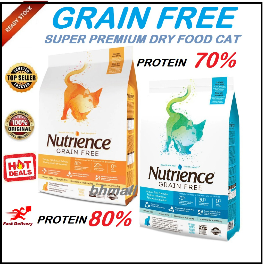 Ready Stock Nutrience Grain Free Cat Food Sub Zero 2.5kg Makanan Kucing
