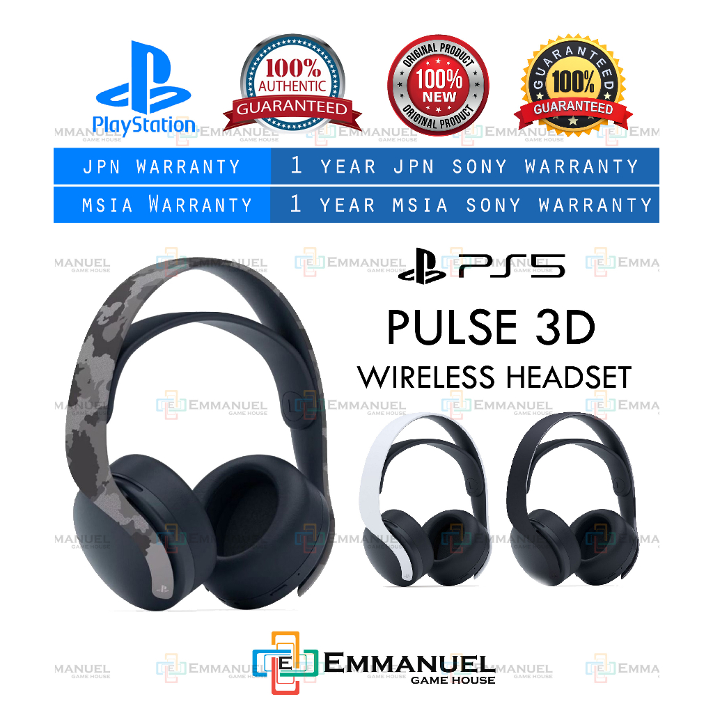 Sony PS5 / Playstation 5 Original Pulse 3D Wireless Headset Dual