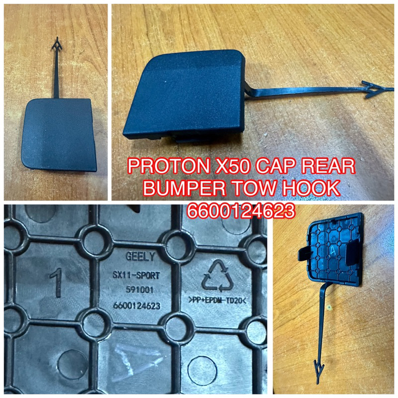 PROTON X 50 COVER REAR BUMPER HOLE TOW HOOK 6600124623 GEELY READY