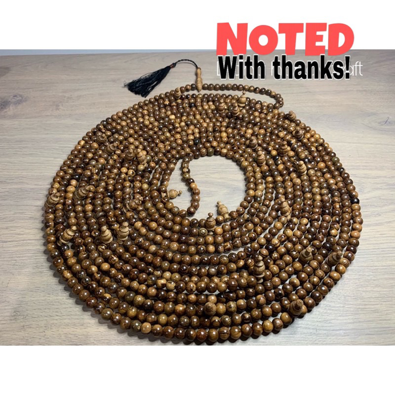*❌TASBIH TERAS KAYU WANGI GAHARU KALIMANTAN 1000 BIJI SAIZ 8MM*❌
