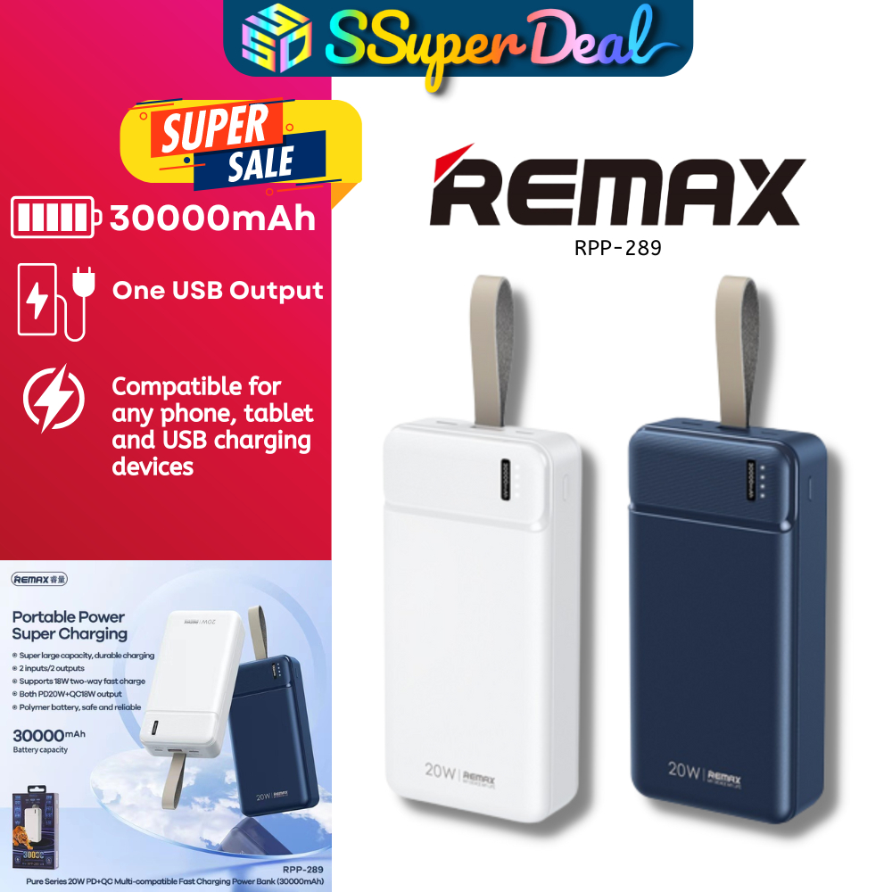 Remax Pure Series RPP-289 20W PD+QC Multi-compatible Fast Charging ...