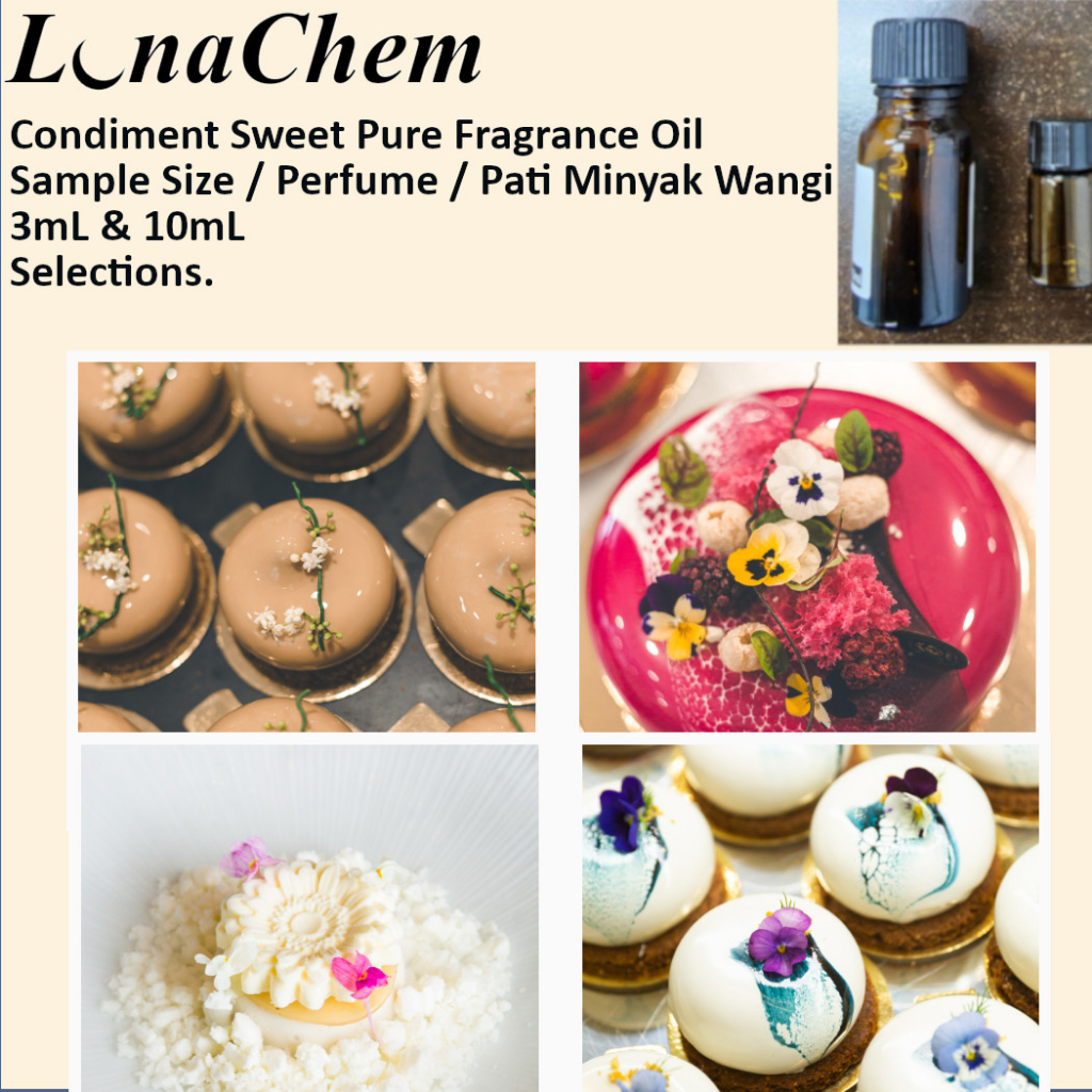 Condiment Sweet Pure Fragrance Oil Sample Size / Perfume / Pati Minyak