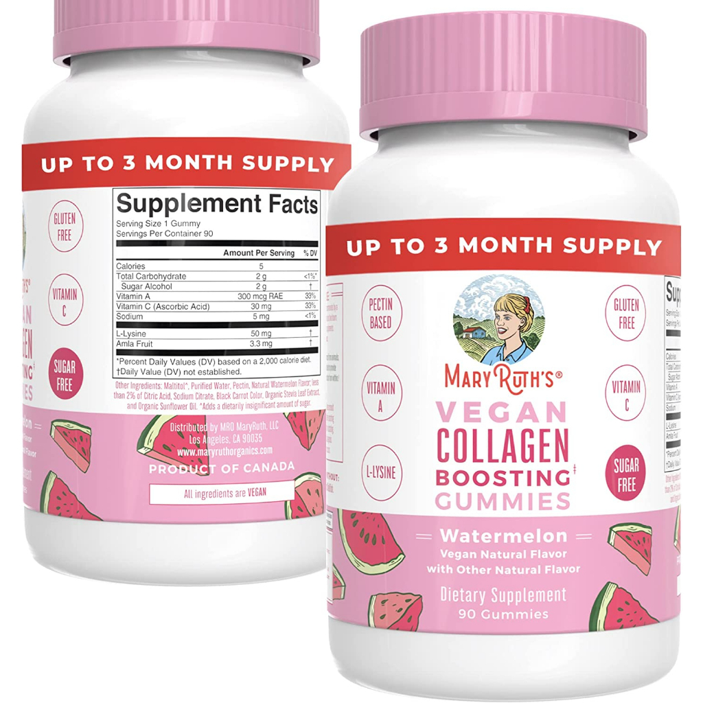 Mary Ruth's Collagen Boosting | Collagen Boosting Gummies | Skincare Supplement | Collagen Boost Supplements