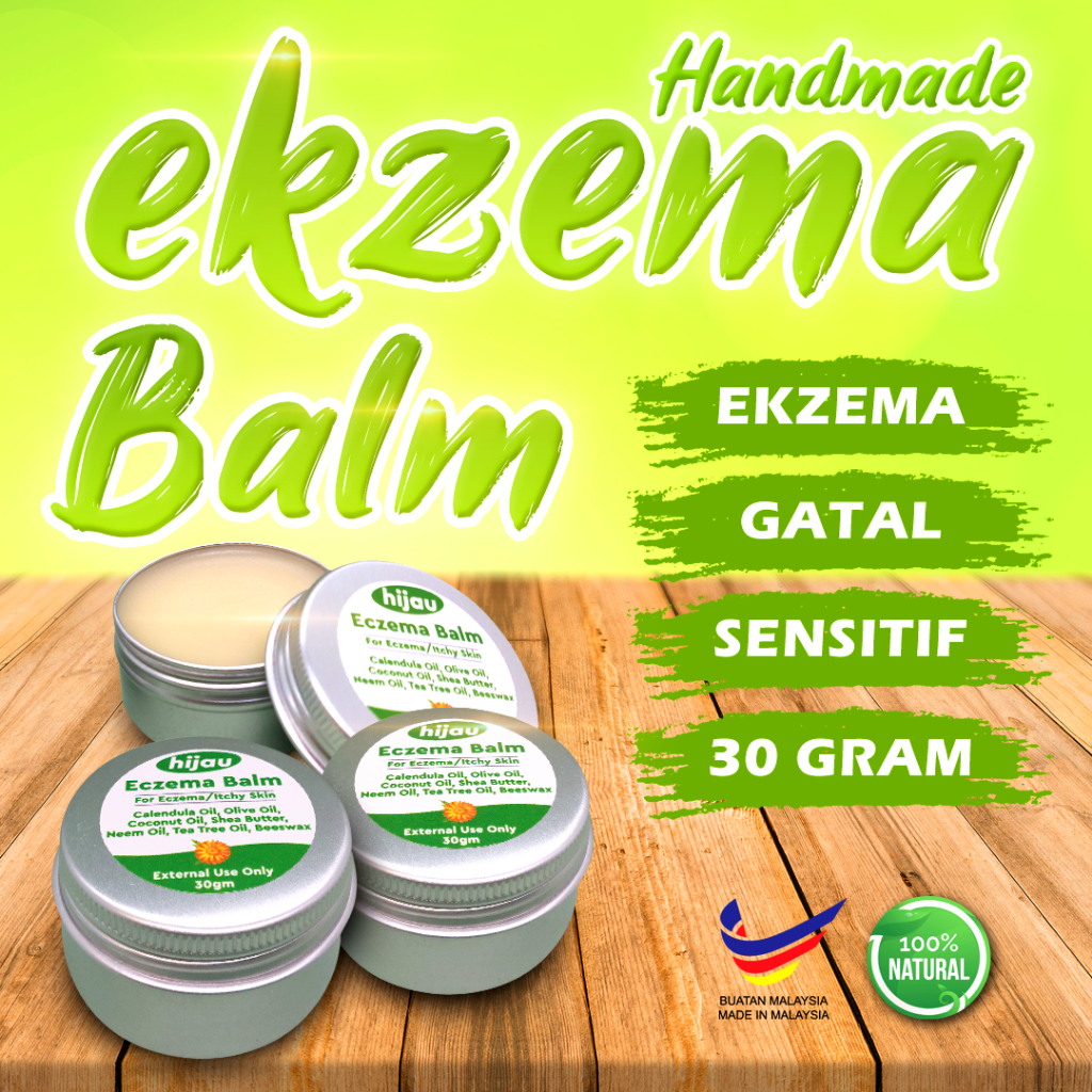 Eczema Balm Natural Hand Made Balm Eczema 30 Gram Ready Stock For