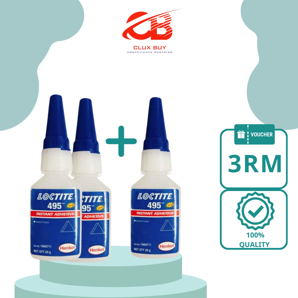 [Free Gift] Loctite Super Glue Loctite 495 Instant Adhesive Henkel