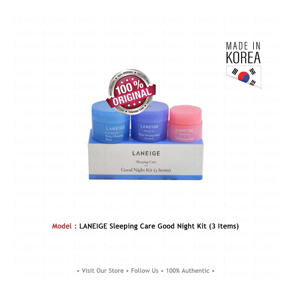 LANEIGE Sleeping Care Good Night Kit (3 Items) 100 Original Shopee