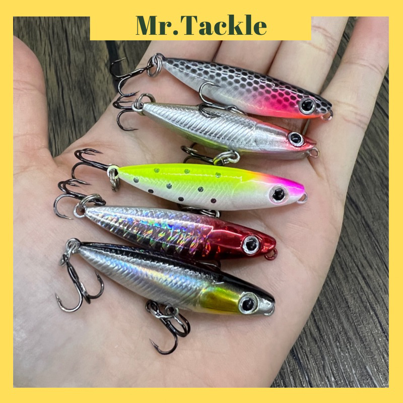 【MR.T】 Pencil Lure 4.8cm/2.2g Fishing Lure Gewang Killer Bulan Sebarau Haruan Top Water Fishing Lure Umpan Casting