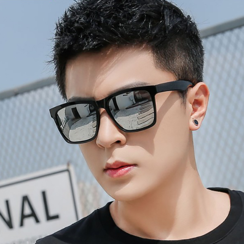 sunglasses Korean version of men's fashion square sunglasses Internet celebrity street photography with the sam