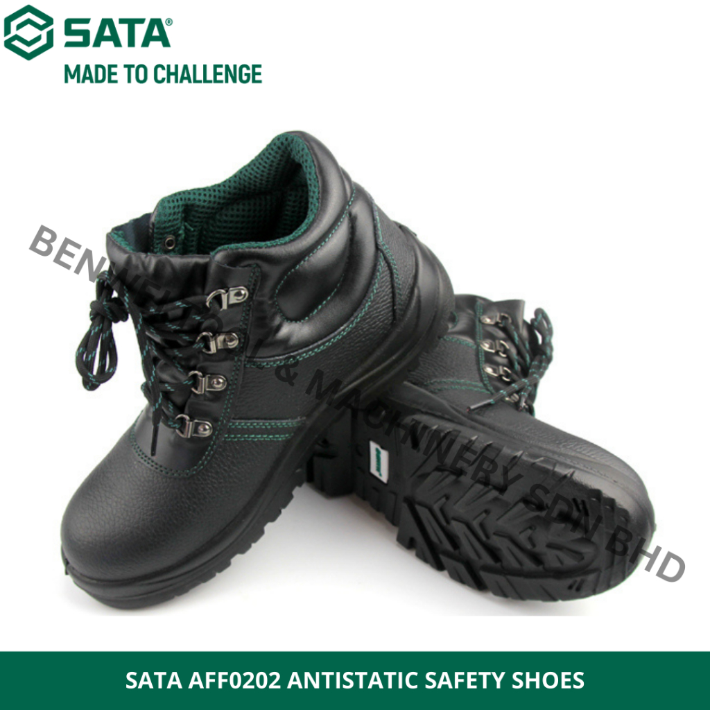 SAFETY BOOTS / WORK SHOES / SATA AFF0202 ANTISTATIC SAFETY SHOES / ANTI