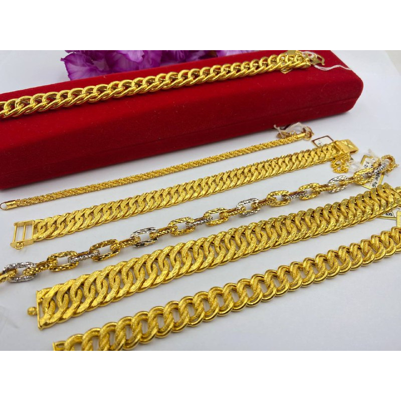 [Ready Stock] Rantai Tangan Preloved / Used Emas 916 Bawah 10g