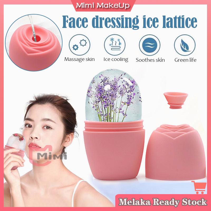 Ready Stock Ice Face Roller Face Eye Reusable Beauty Ice Facial Contour Roller Face Skin Care Silicone Stick Ice Hockey