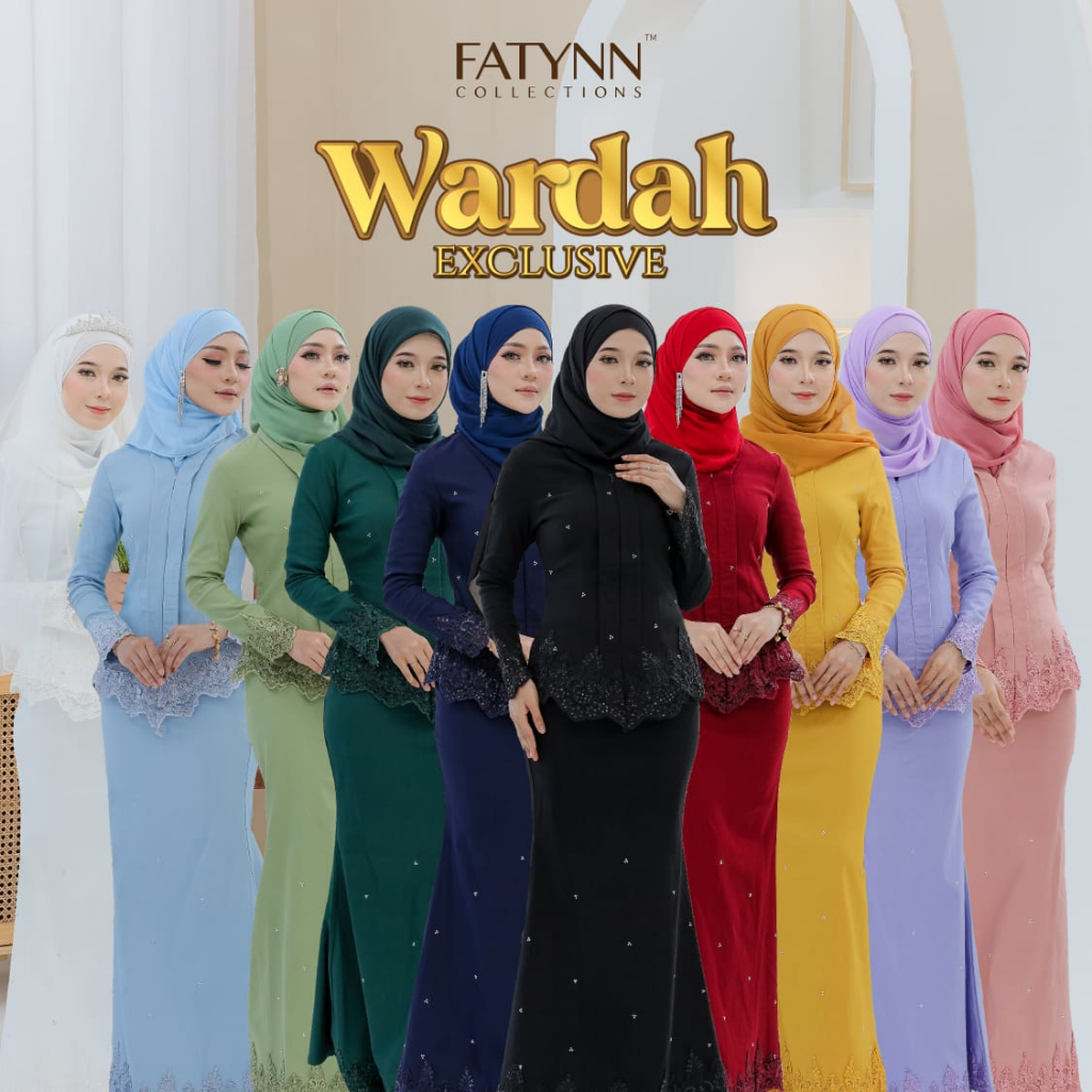 Wardah Exclusive Kebaya Cotton Stretchable Shopee Malaysia