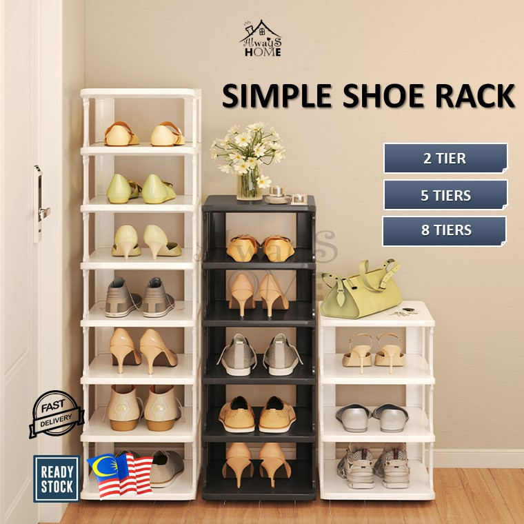 Simple Shoe Rack 1-4-7 Tier Lightweight Easy To Assemble Shoe Rack ...