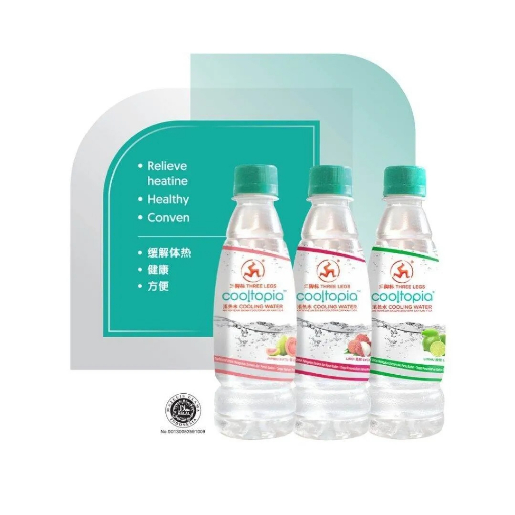 3LEGS COOLTOPIA COOLING WATER ASSORTED FLAVOUR 320ML Shopee Malaysia
