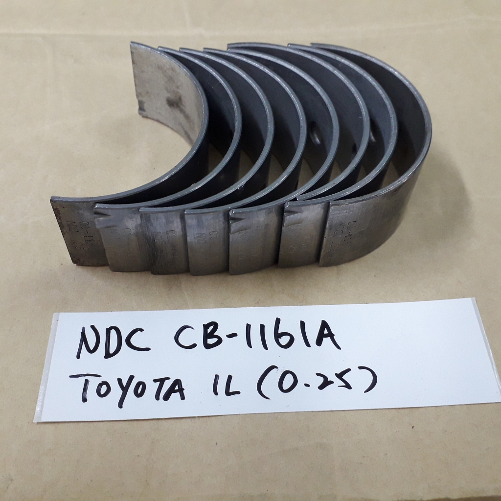 (1SET NDC CB1161A) (0.25 OVER SIZE) TOYOTA 1L ENGINE CONROD BEARING